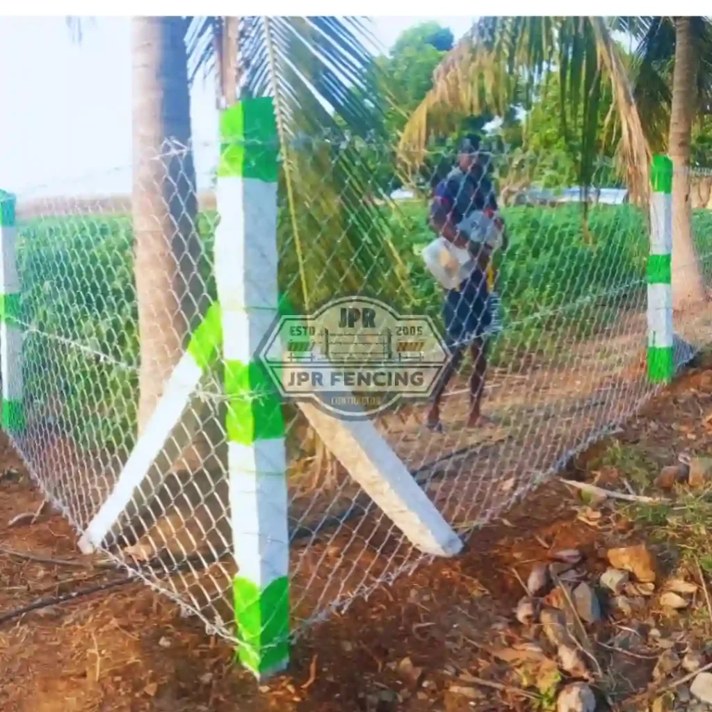 5ft Stone Post Fencing in Chennai