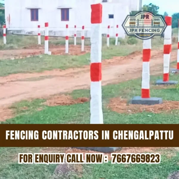 Fencing Stone Pole in chengalpattu