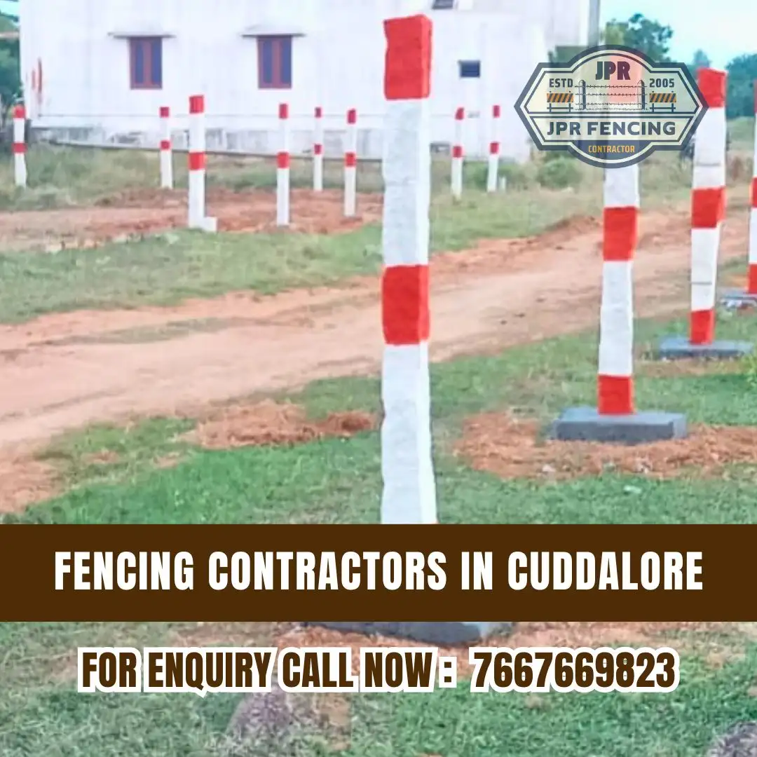 Fencing Stone Pole in Cuddalore