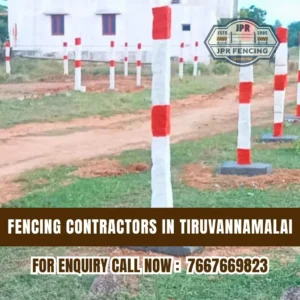 Fencing Stone Pole in Tiruvannamalai
