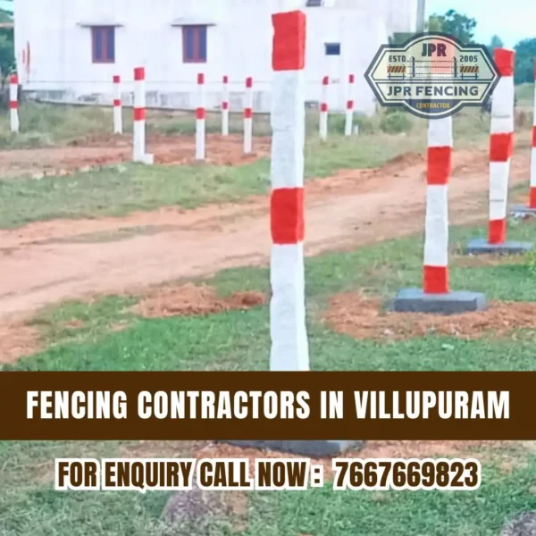 Fencing Stone Pole in Villupuram