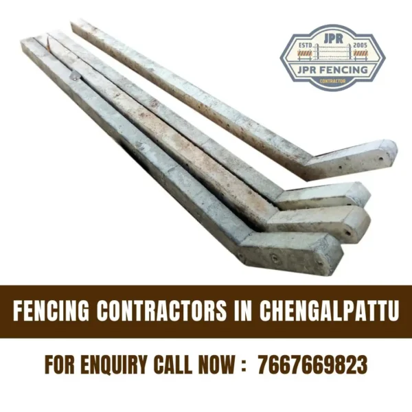 RCC Bend Fencing Poles in Chengalpattu