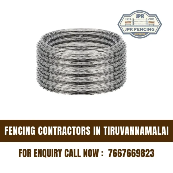 Razor Wire in Tiruvannamalai